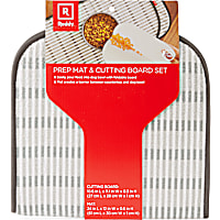 Reddy Gray Prep Mat and Cutting Board Set for Dogs