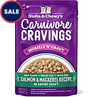 Stella & Chewy's Carnivore Cravings Morsels'N'Gravy Salmon & Mackerel Recipe Cat Food