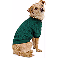 Reddy Quilted Crewneck Pet Sweater
