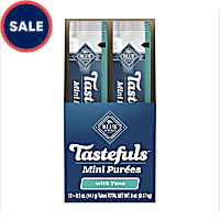 Blue Buffalo Tastefuls Mini Purees Tuna Adult Cat Natural Single-Serving Snack