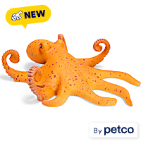 Imagitarium Orange Octopus Aquarium Decor