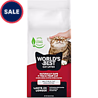 World's Best Cat Litter Mulitple Cats Flushable Unscented Corn Cat Litter