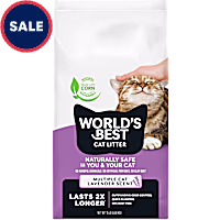 World's Best Cat Litter Lavender Scented Flushable Corn Cat Litter