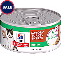 Hill's Science Diet Savory Turkey Entree Canned Wet Kitten Food