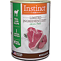 Instinct Limited Ingredient Diet Grain Free Real Lamb Recipe Natural Wet Canned Dog Food