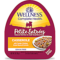 Wellness Complete Health Petite Entrees Casserole with Tender Chicken, Green Beans & Carrots Wet Dog Food