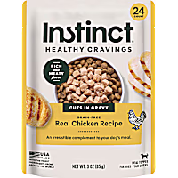 Instinct Healthy Cravings Grain Free Real Chicken Recipe Natural Wet Dog Food Topper