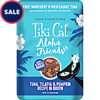 Tiki Cat Aloha Friends Tuna Tilapia & Pumpkin Wet Cat Food Pouch