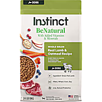 Instinct Be Natural Real Lamb & Oatmeal Recipe Natural Dry Dog Food