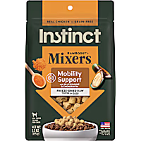 Instinct Freeze Dried Raw Boost Mixers Grain Free Mobility Support Grain Free All Natural Dog Food Topper