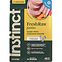 Instinct Frozen Raw Patties Grain Free Cage Free Chicken Recipe Dog Food
