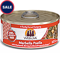 Weruva Classics Marbella Paella with Mackerel, Shrimp & Mussels in Gravy Wet Cat Food