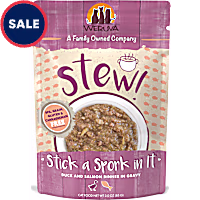 Weruva Stew! Stick a Spork In It Duck and Salmon Dinner in Gravy Wet Cat Food