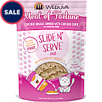 Weruva Pate Meal of Fortune Chicken Breast Dinner with Chicken Liver in a Hydrating Puree Wet Cat Food