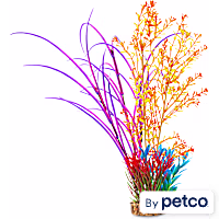 Imagitarium Tropical Fiesta Rainbow Plastic Aquarium Plant
