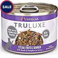 Weruva TruLuxe Steak Frites Dinner with Beef & Pumpkin in Gravy Wet Cat Food