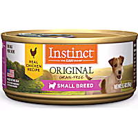 Instinct Original Small Breed Grain Free Real Chicken Recipe Natural Wet Canned Dog Food