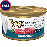 Fancy Feast Gourmet Naturals Tuna Recipe in Gravy Wet Cat Food