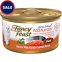 Fancy Feast Gourmet Naturals Wild Alaskan Salmon Recipe Pate Wet Cat Food