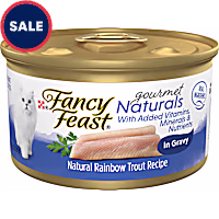 Fancy Feast Gourmet Naturals Rainbow Trout Recipe Gravy Wet Cat Food
