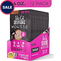 Tiki Cat Solutions Mousse, Fussy, With Duck Liver & Egg in Broth Cat Food