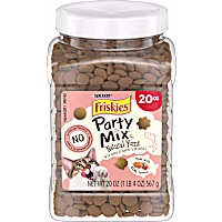 Friskies Natural Party Mix Yums With Real Salmon Cat Treats