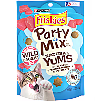 Friskies Party Mix Natural Yums With Wild Tuna Cat Treats