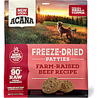 ACANA Topper Ranch-Raised Beef Recipe Patties Grain-Free High Protein Freeze Dried Dog Food