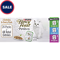 Purina Fancy Feast Gourmet Petites Gravy Collection, Break-Apart Tubs Wet Cat Food Variety Pack