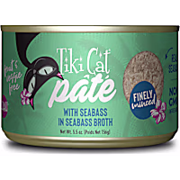 Tiki Cat Luau Seabass Pate Wet Cat Food