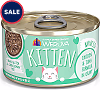Weruva Kitten Minced Chicken & Tuna Formula in Gravy Wet Cat Food