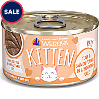 Weruva Kitten Pate Tuna & Salmon Formula in a Hydrating Puree Wet Cat Food