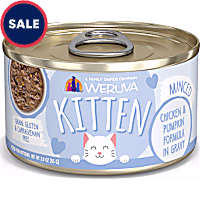Weruva Kitten Minced Chicken & Pumpkin Formula in Gravy Wet Cat Food