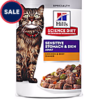 Hill's Science Diet Adult Sensitive Stomach & Sensitive Skin Chicken & Beef Cat Food