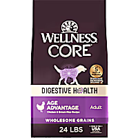 Wellness CORE Age Advantage Chicken & Brown Rice Recipe Digestive Health Senior Dry Dog Food