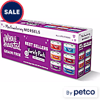 WholeHearted Grain Free Best Sellers Mouthwatering Morsels Wet Cat Food Variety Pack