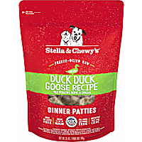 Stella & Chewy's Freeze Dried Raw Dinner Patties High Protein Duck Duck Goose Recipe Dry Dog Food