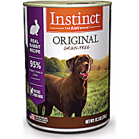 Instinct Original Grain Free Real Rabbit Recipe Natural Wet Canned Dog Food
