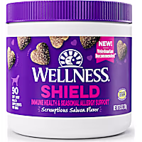 Wellness Salmon Flavored Soft Chew Immune & Allergy Supplements for Dogs