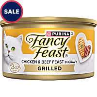 Fancy Feast Grilled Chicken and Beef in Wet Cat Food Gravy