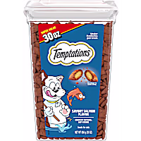 Temptations Classic Savory Salmon Flavor Crunchy and Soft Cat Treats