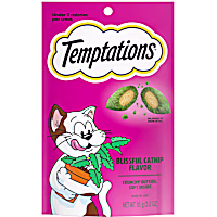 Temptations Classic Blissful Catnip Flavor Crunchy and Soft Cat Treats