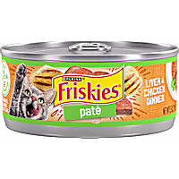 Purina Friskies Liver and Chicken Dinner Wet Cat Food Pate