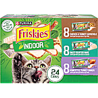 Friskies Indoor Wet Cat Food Variety Pack
