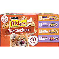Friskies TurChicken Adult Wet Cat Food variety Pack