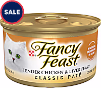 Fancy Feast Grain Free Tender Chicken and Liver Feast Classic Pate Wet Cat Food
