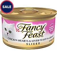 Fancy Feast Sliced Chicken Hearts & Liver Feast Gravy Wet Cat Food