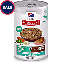 Hill's Science Diet Adult Perfect Weight & Joint Support Hearty Vegetables and Tuna Stew Dog Food