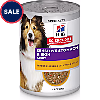 Hill's Science Diet Adult Sensitive Stomach & Sensitive Skin Tender Chicken & Vegetable Stew Wet Dog Food