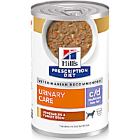 Hill's Prescription Diet c/d Multicare Low Fat Urinary Care Vegetables & Turkey Stew Wet Dog Food